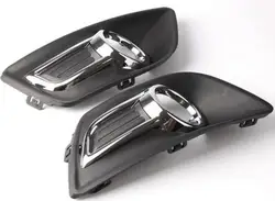 Left Right Chrome Front Bumper Fog Lamp Light Cover Fog Light Cover Fits Citroen C4  2008 2009 2010 2011