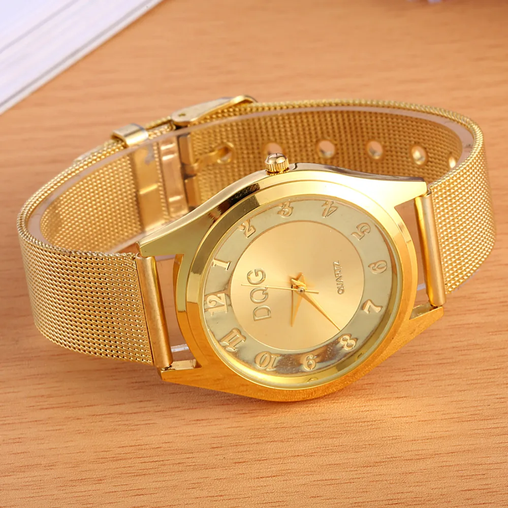 Women Watches 2023 Luxury Women Gold Casual Quartz Watch Women Metal Mesh Stainless Steel Watches Relogio Feminino Ladies Clock