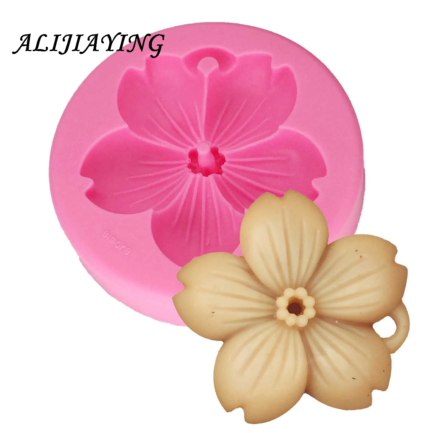 1Pcs DIY Beautiful flower Silicone Mold Fondant Cake Decorating Tools Sugar cake stencil Soap Mold D1291