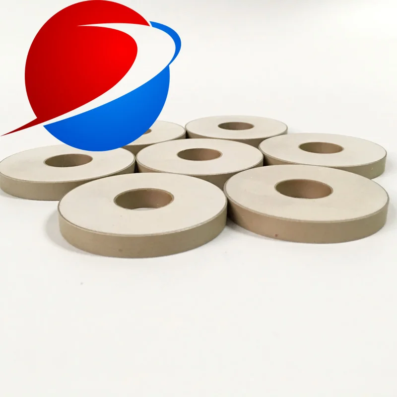 Iso9001 Approved 50mm*17mm*6.5mm Piezoelectric Ceramic Ring materials Pzt-8 For Ultrasonic Vibration Sensor