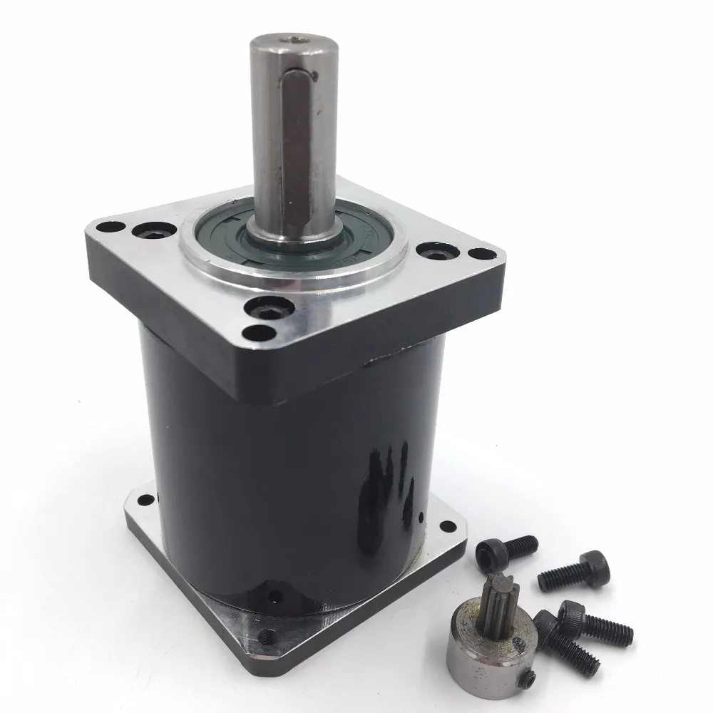 Planetary Gearbox Nema23 Ratio 10:1 L53mm Geared Speed Reducer Shaft 14mm for 57mm Stepper Motor