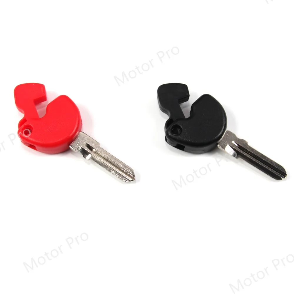 Uncut Blade Blank Key For PIAGGIO Vespa GTS 125 200 259 300 Motorcycle Accessories With Logo Red GTS125 GTS200 GTS259 GTS300