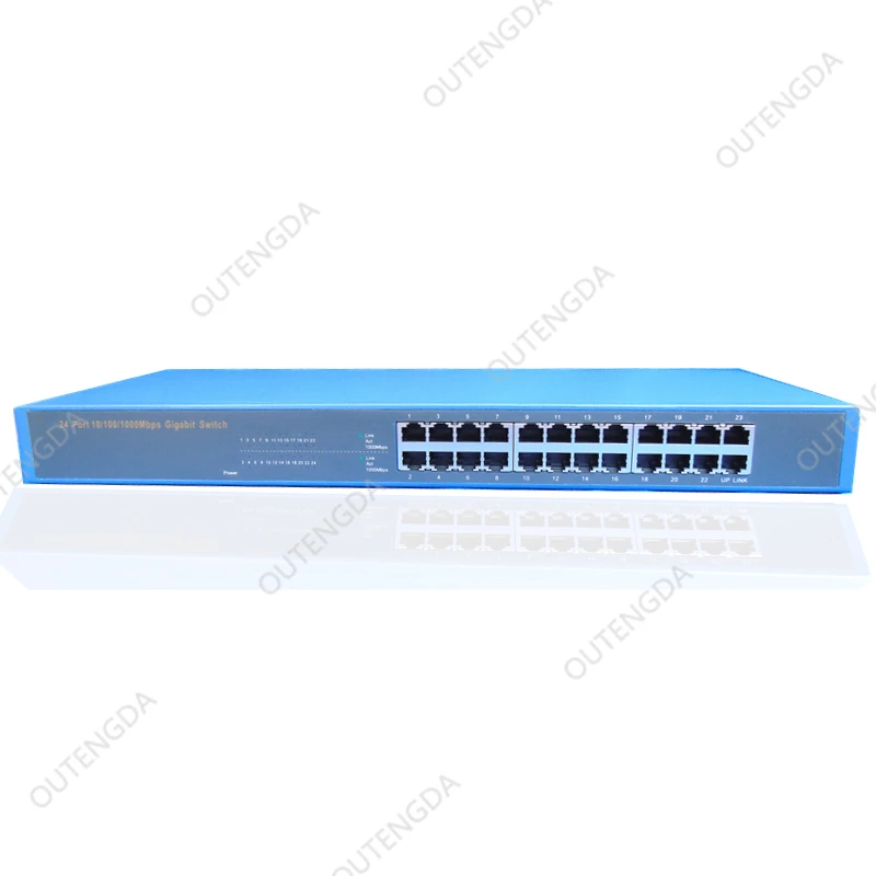 

24 ports gigabit metal box Ethernet/network switch 1000m for IP camera. IP phone, network solutions