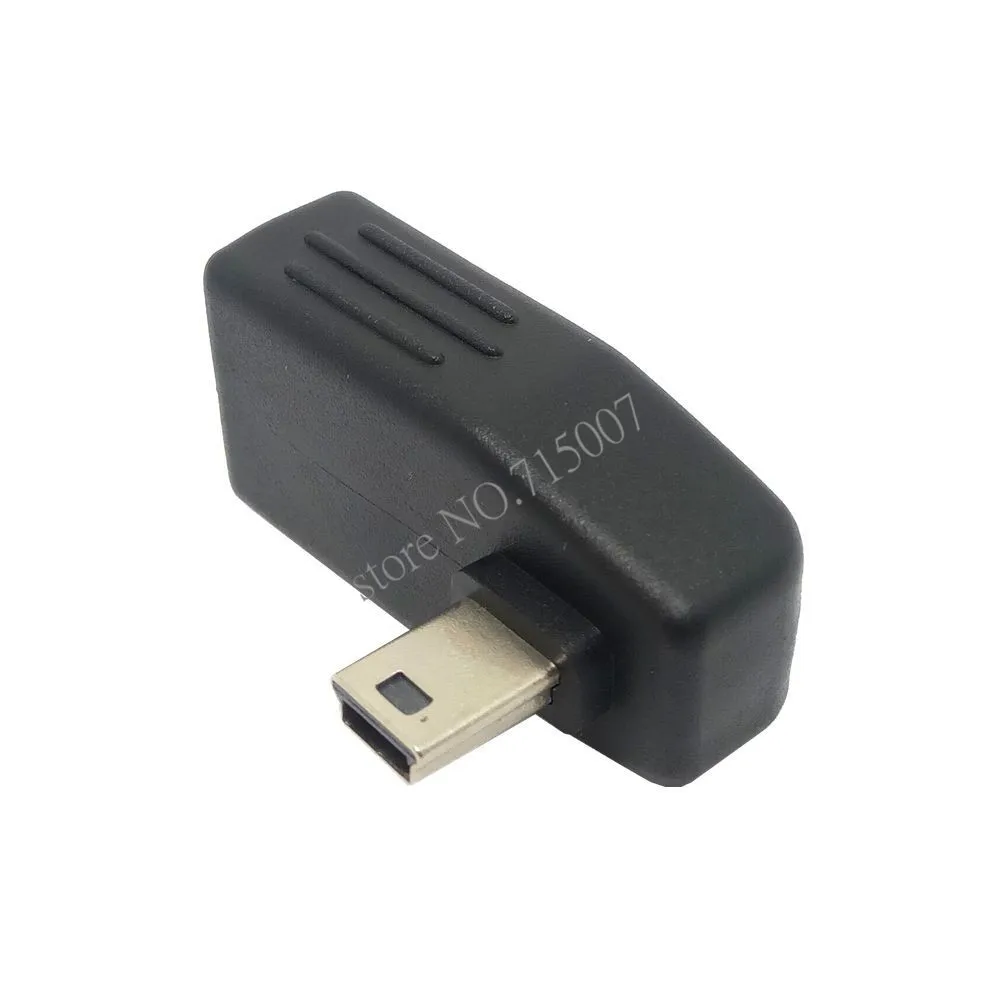 90องศาลง Anlgle USB หญิงเพื่อมินิ USB ชาย OTG Adapter สำหรับแท็บเล็ต AUX รถเพลง USB FLASH DISK CARD READER Keyboard MOUSE