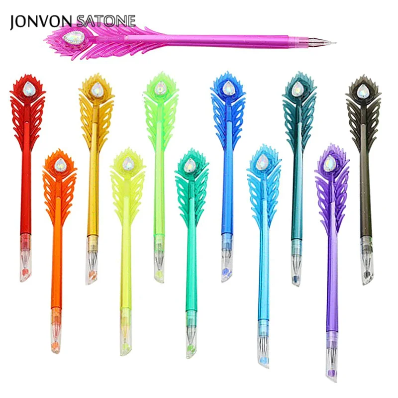 

Jonvon Satone 12pcs Cute Creative Stationery Kawaii Gel Pen Color Pen For School Tools Office And School Supplies Ink Pens Set