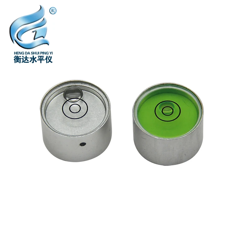 

Center Pole Level Bubble 20*13mm Mini Spirit Level Round Metal Horizontal Bead for GPS RTK SOUTH SANDING