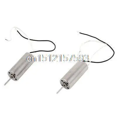 DIY RC Helicopter 0.8mm Shaft DC Coreless Motor DC 3.7V 51000RPM 2Pcs