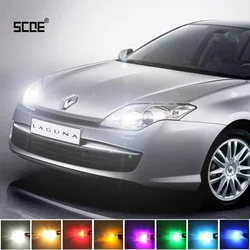 For Renault Laguna II III Tourer SCOE 2015 New 2X 12SMD LED Front Parking Light  Front Side Marker Light Source Car Styling