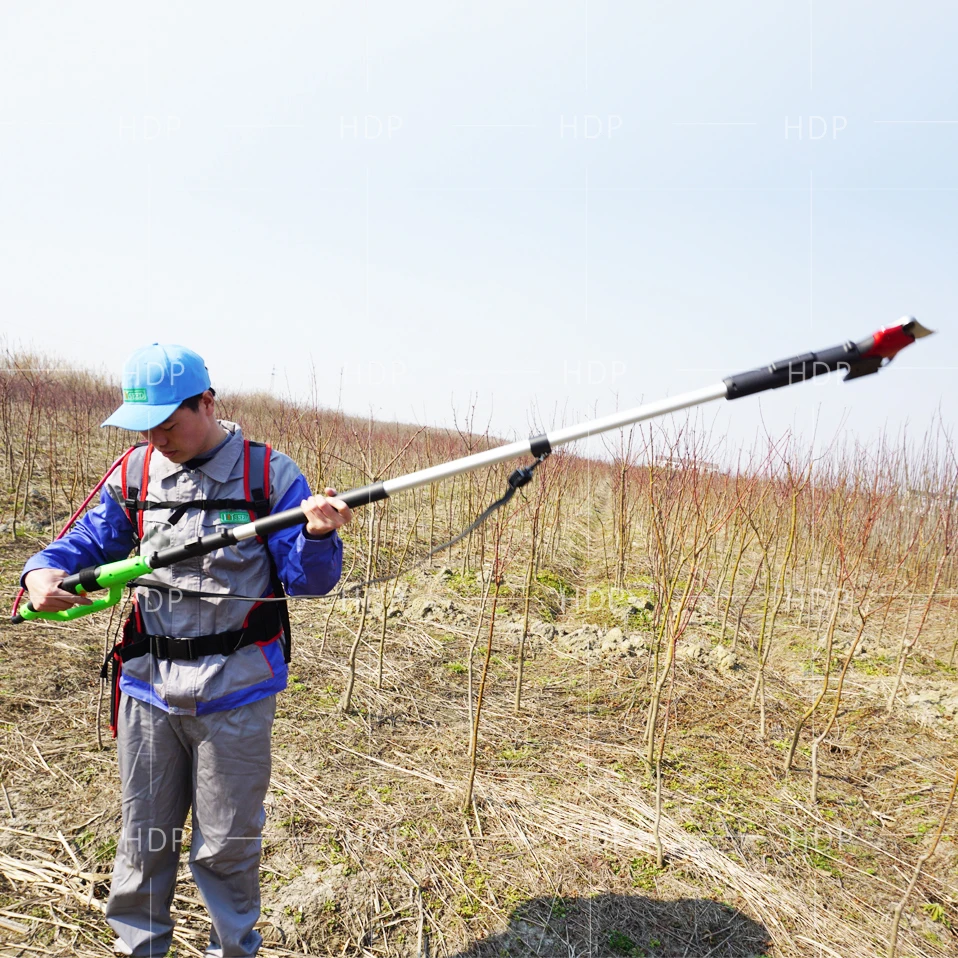 

telescopic tree pruner Fruit tree rechargeable thick branch shears New electric pruning shears