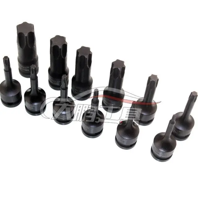 

14pcs 1/2 Impact Torx TRX-Star Socket Bit Set T20 T25 T27 T30 T35 T40 T45 T50 T55 T60 T70 T80 T90 T100