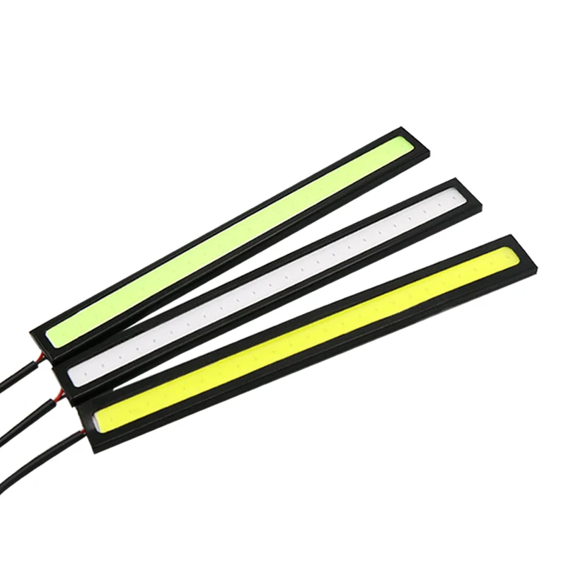 1x 14cm Waterproof Ultra-thin Car COB LED Strip Car Daytime Running Light LED DIY DRL Car Fog Lights Day Running Light Strip