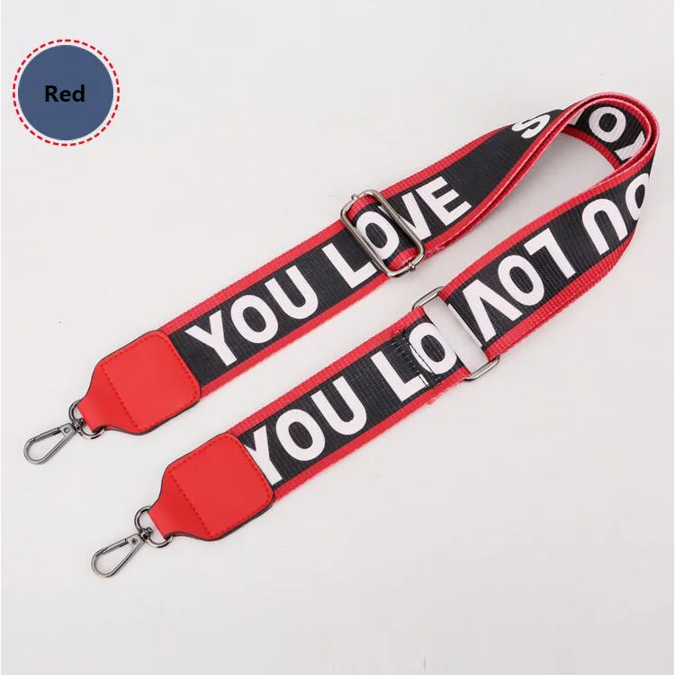 Bag Accessories Women National Adjustable Shoulder Straps Famous Brand Female Guitar Strap Female Strap Bag Straps Gun Buckle
