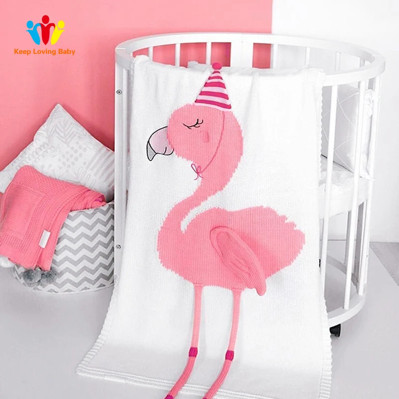 

Flamingos Newborn Blanket Infant Toddler Cotton Muslin Bedding Swaddle Wrap Baby Swaddling BathTowel Stroller Baby room Blanket
