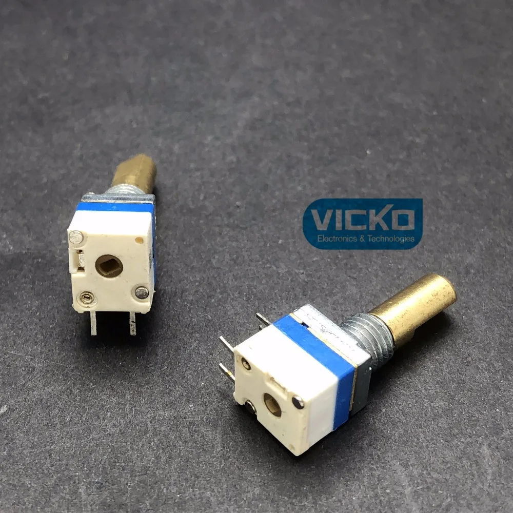 [VK]  CTR interphone A10K  volume switch potentiometer A103 5 feet copper shaft 15MM