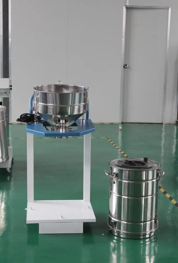 Semiautomatic vibratory powder sieve Powder Coating Recovery Machine