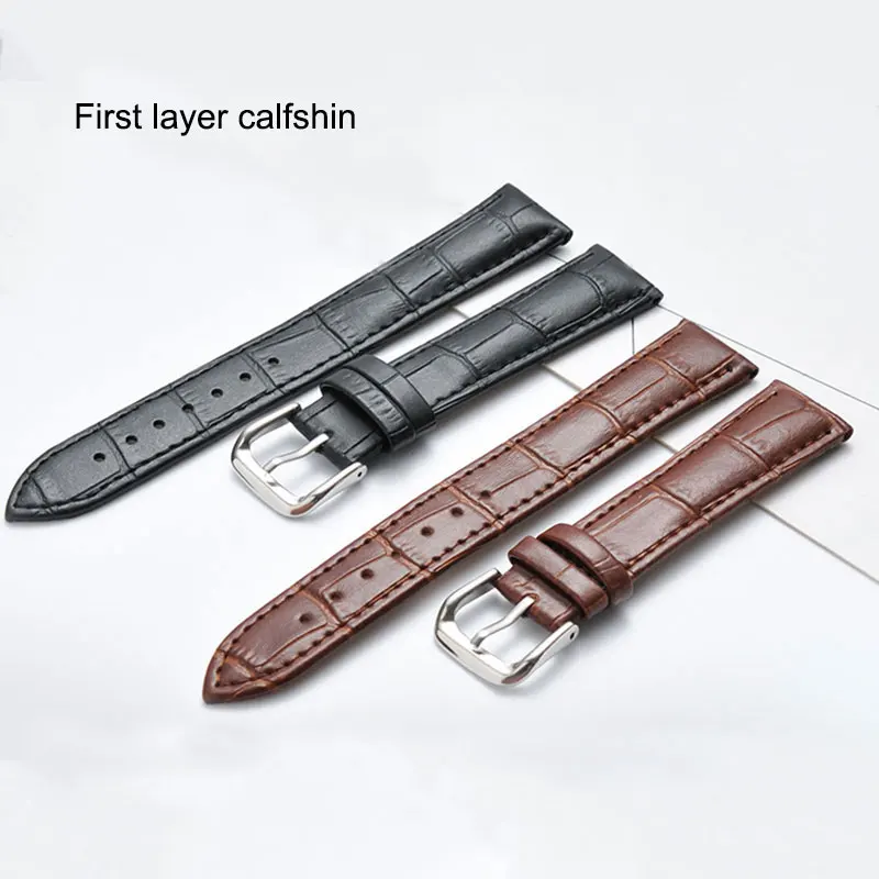 UTHAI Z08 plus Watch Band Leather Straps 10-24mm 16/18/20/22/24mm Watch Accessories High Quality Brown Colors Watchbands