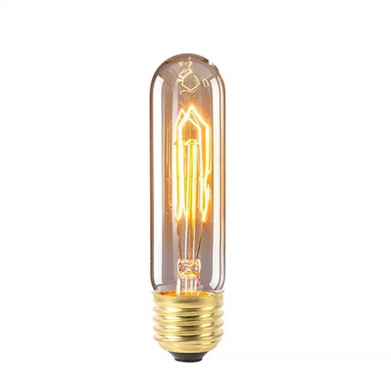 1pc T10 E27 E14 40W Vintage Edison Bulb Dimmable Incandescent Industrial Bulb Antique Retro Lamp Light AC220-240V