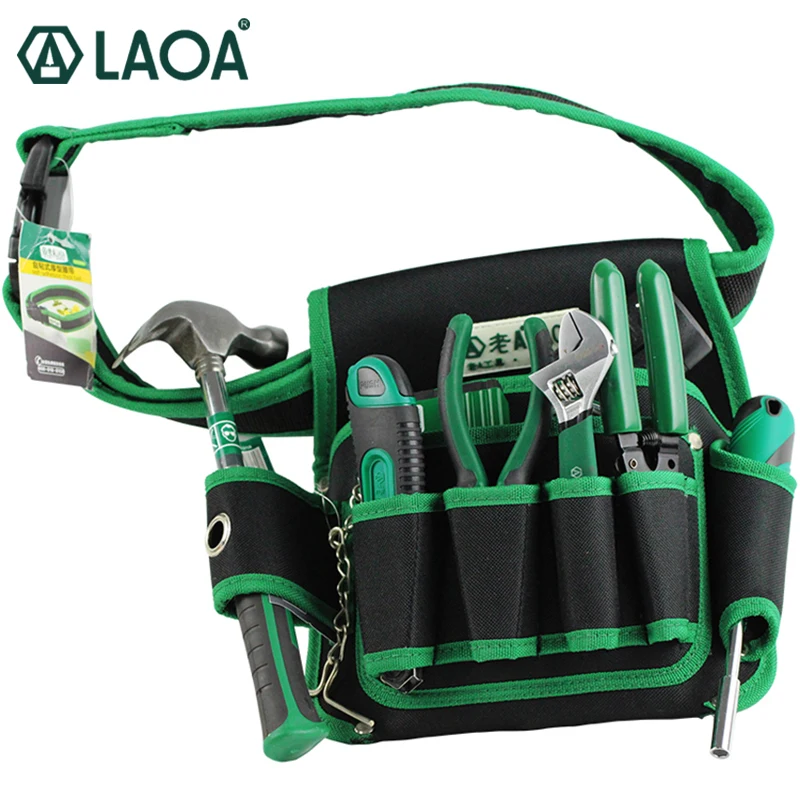 LAOA Multi-fonction Telecommunications toolkit Tools Bag 600D Water-proof Oxford tools Bags Size 19cm*29cm