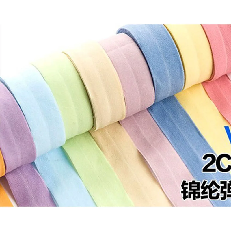 20m/lot 2cm herringbone/ twill cotton tape/folding elastic Cotton webbing/Bias binding tape baby clothes accessories1883