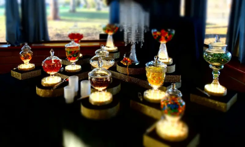 Kitosun 3 aa bateria 6 polegadas centrais base de luz led para a decoração do evento