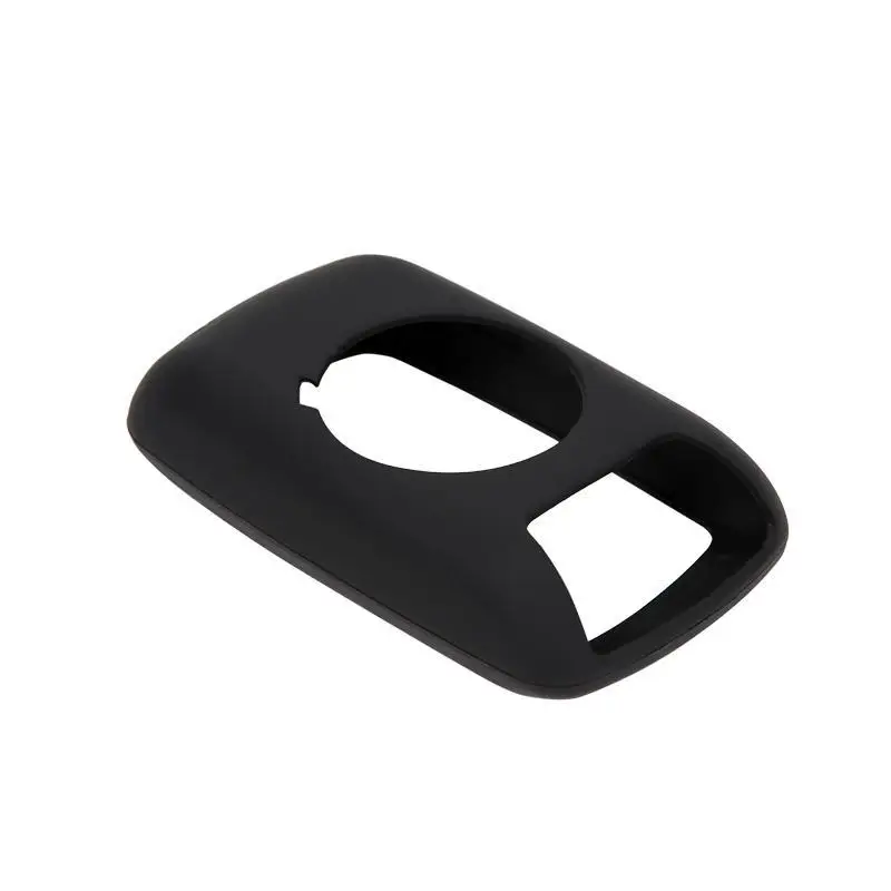 Soporte de montaje rojo para bicicleta de montaña/carretera al aire libre de 31,8mm + funda de goma para ordenador GPS Garmin Edge 800/810