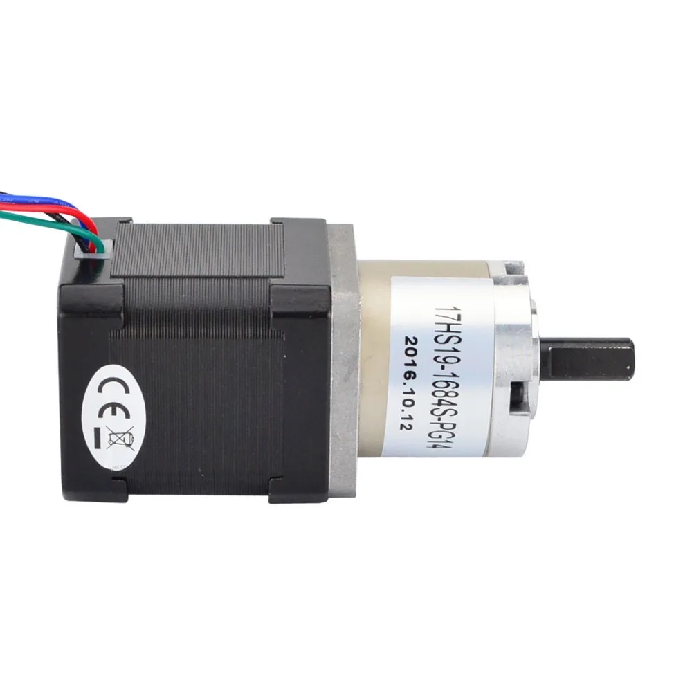 STEPPERONLINE Nema 17 Stepper Motor 0.52N.m Planetary Gearbox Motor Nema 17 Ratio 14:1 1.68A High Torque for CNC Robot 3D Printe