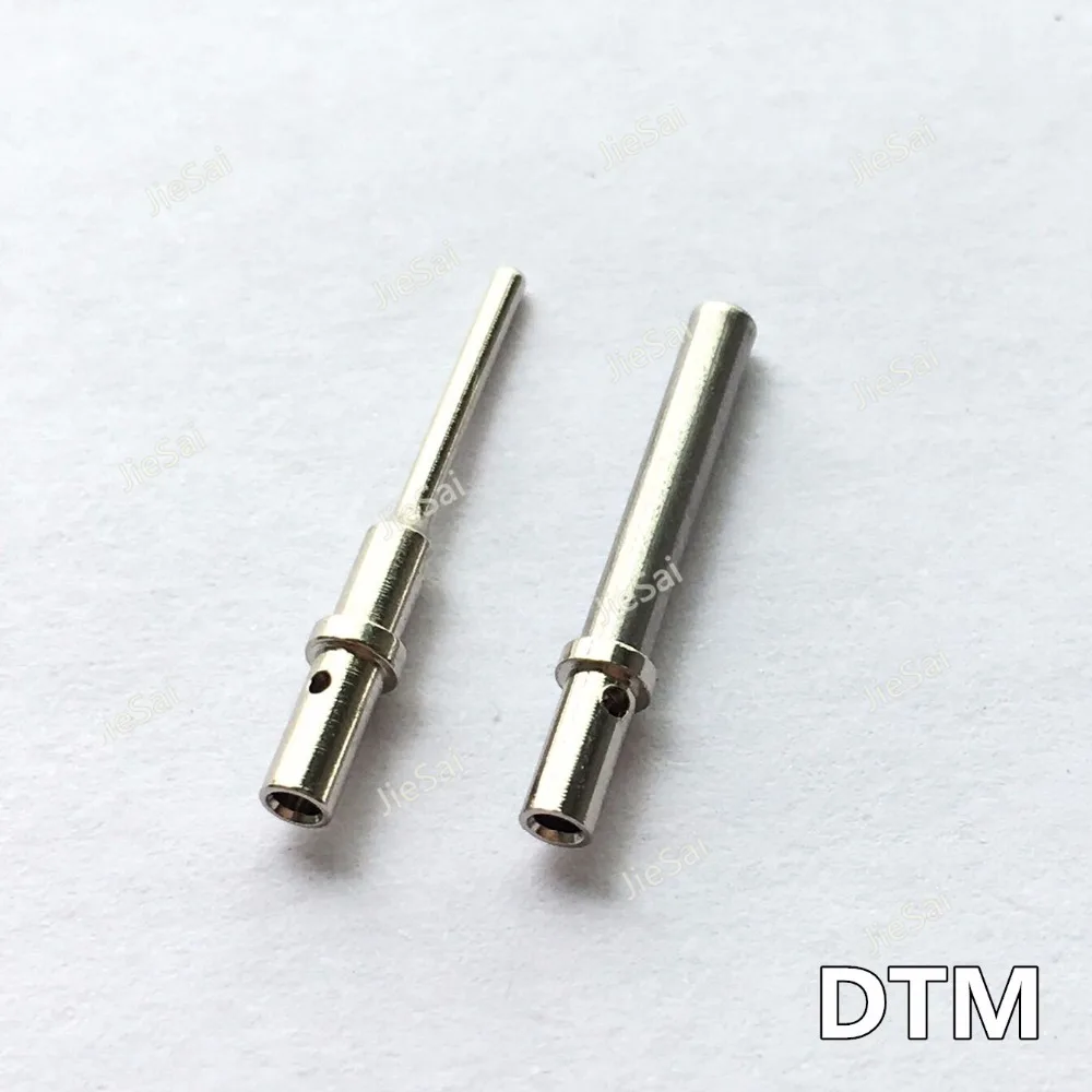

50/100Pcs DTM 0462-201-20141/AT62-201-20141 0460-202-20141 Stainless Steel Solid Terminal Size 20 AWG Deutsch Pin