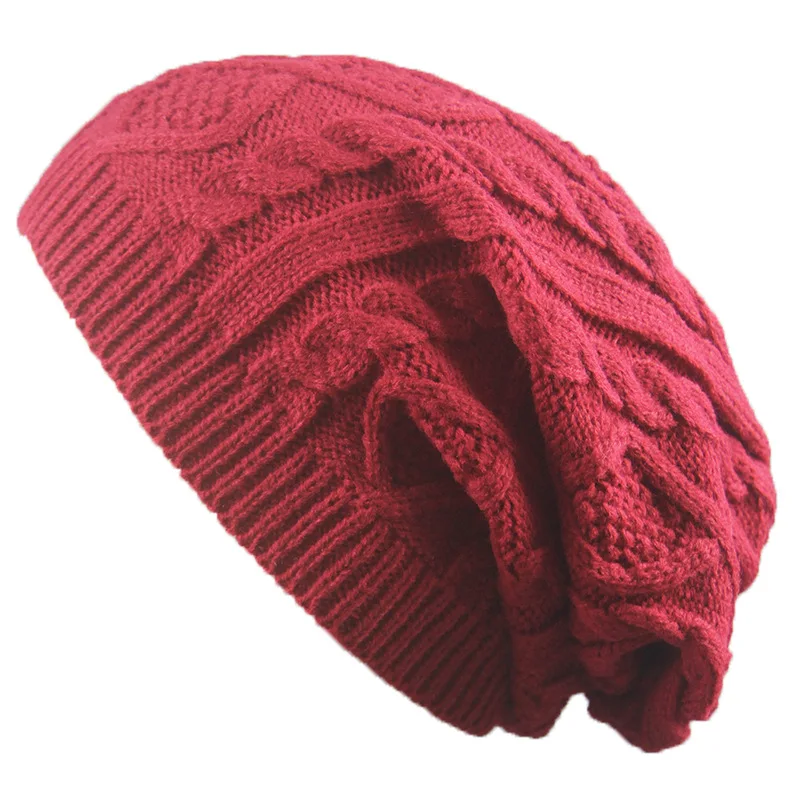 Winter Women knitted hat Twist Design Beanie Women's Autumn Warm Skull Cap Bonnet Femme Gorros Mujer Invierno Chapeu New