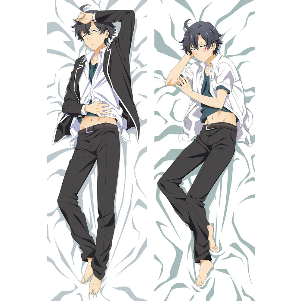 Japanese Anime Hugging Body Pillow Cover Case, My Youth Romantic Comedy Is Wrong As I Expected Hachiman Hikigaya