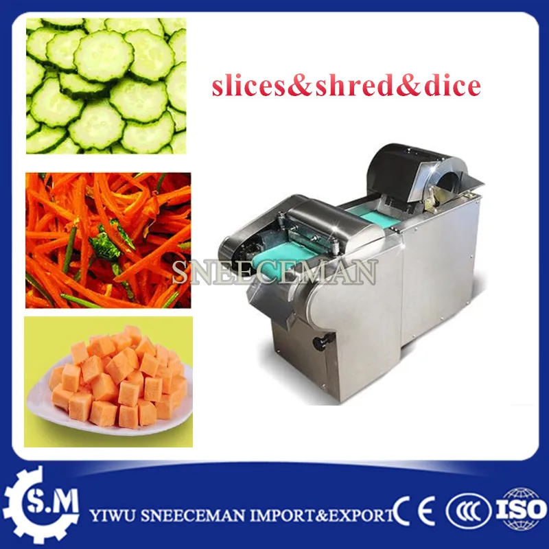 500kg/h Multifunctional electric cutting machine commercial shredding slicer for potato parrot vegetables