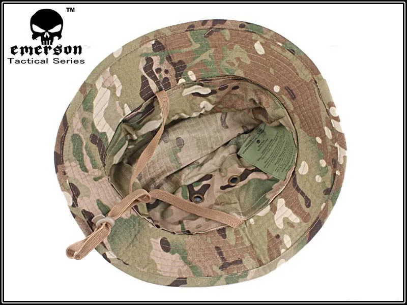 EMERSON Boonie Hat  Tactical  Hat Anti-scrape Grid Fabric camouflage Hunting hat multicam EM8553