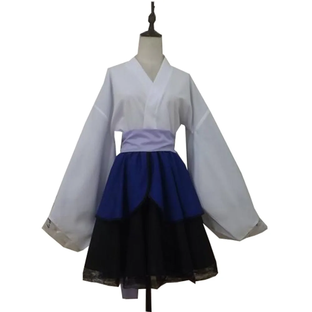 2018 Shippuden Uchiha Sasuke Female Lolita Kimono Dress Anime Cosplay Costume