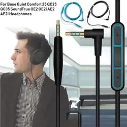 Replacement Audio Cable Cord For Bose Quiet Comfort 25 QC25 QC35 SoundTrue OE2 OE2i AE2 AE2i Headphones With Line