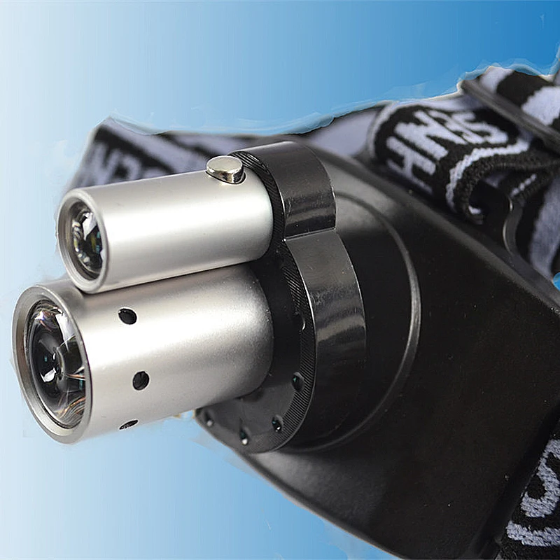 Linterna frontal LED resistente al agua