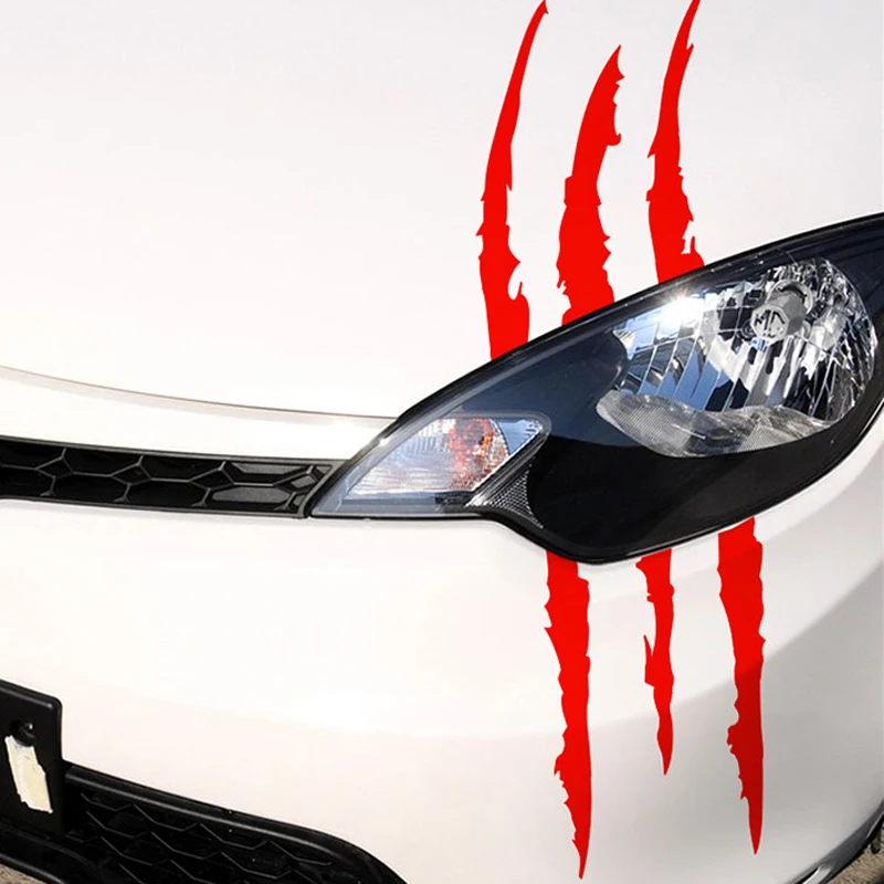 Car monster claw scratch stripe headlight sticker for BMW E36 E38 E39 E46 E52 E53 E60 E61 E70 E71 E82 E88 E90 E91 E92 E93