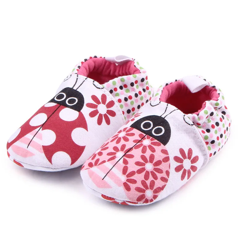 Fashion Cotton Cloth First Walker Cartoon Baby Boy Girls Shoes Bebe Toddler Moccasins Non-slip Soft Bottom Shoes