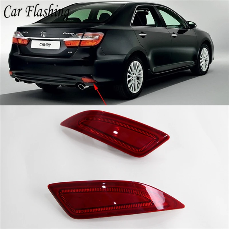 1 Set LED Rear Reflector Fog Lamp Turn Signal Brake Light For Toyota Camry 2015 2016 Fielder 2015 2016 2017 2018