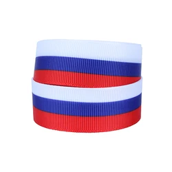 FLRA Ribbon Wholesale Russian Federation flag printed grosgrain ribbons