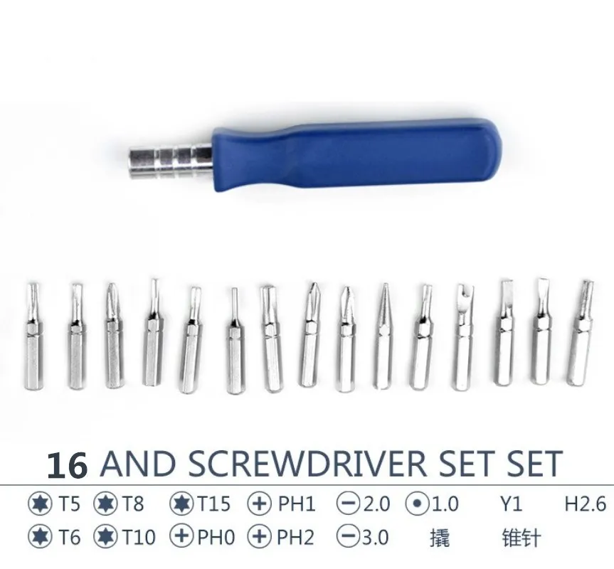 Precision Screwdriver Set of 16 in 1 mini magnetic Screwdriver Set, phone Mobile iPad Camera maintenance tool