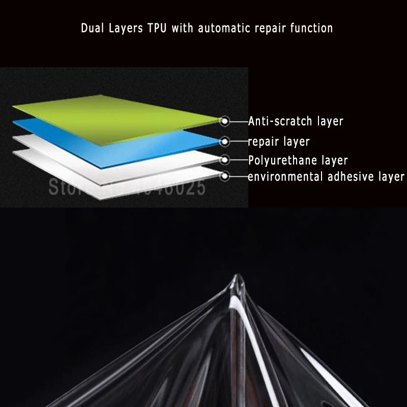 Car Sticker For Toyota Camry transparent TPU Protective Film stickers for Toyota Camry Decals 2015-2017 Auto accessories