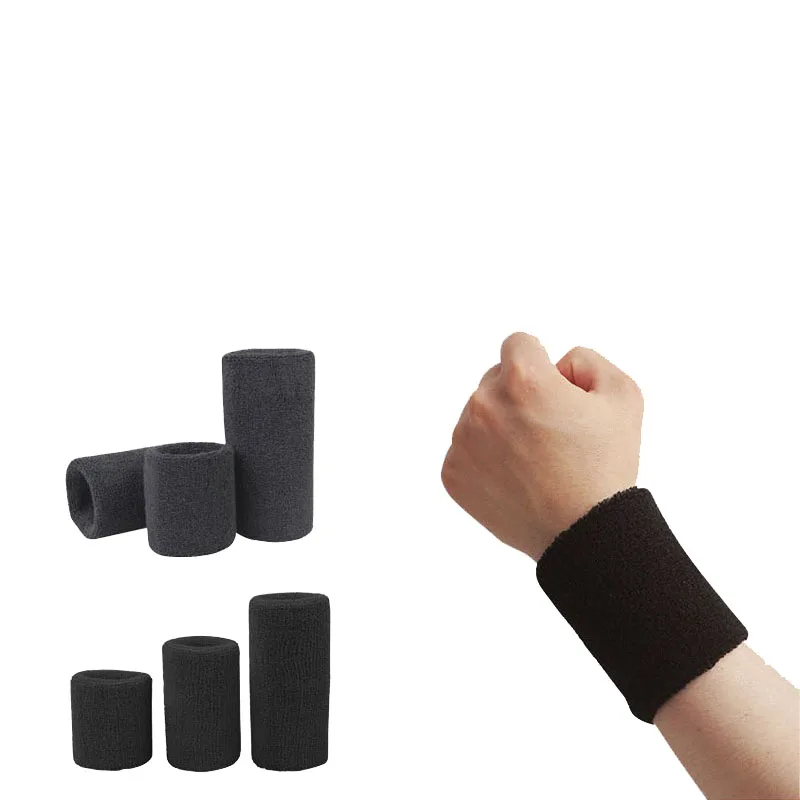 AOLIKES 6 Pcs/Lot  Yoga Volleyball Tennis Sweatband Wrist Band Support Brace Wraps Sweat Bands zweetband pols For Running