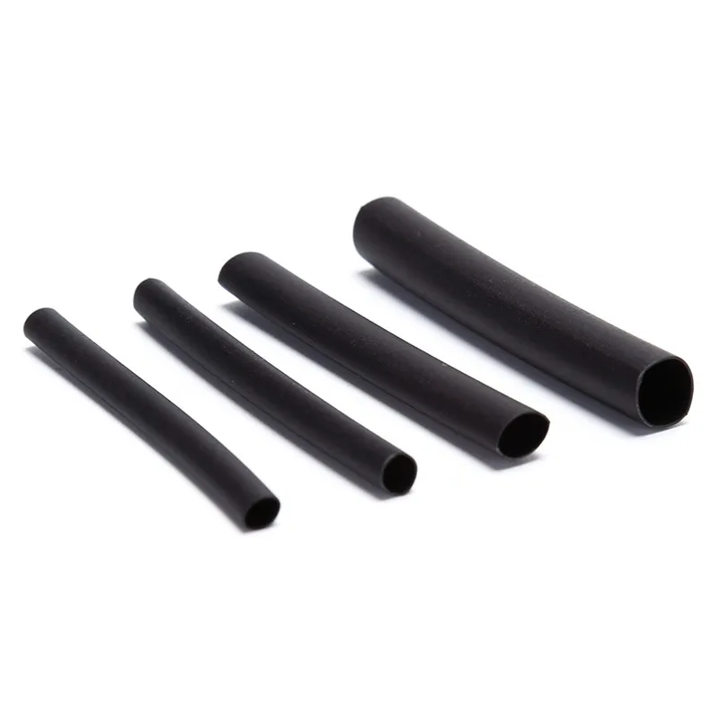 127pcs/pack Heat Shrinkable Tube Diameter 2-13mm Length Heat Shrink Tubing Shrinkable Tube Black Wire Wrap