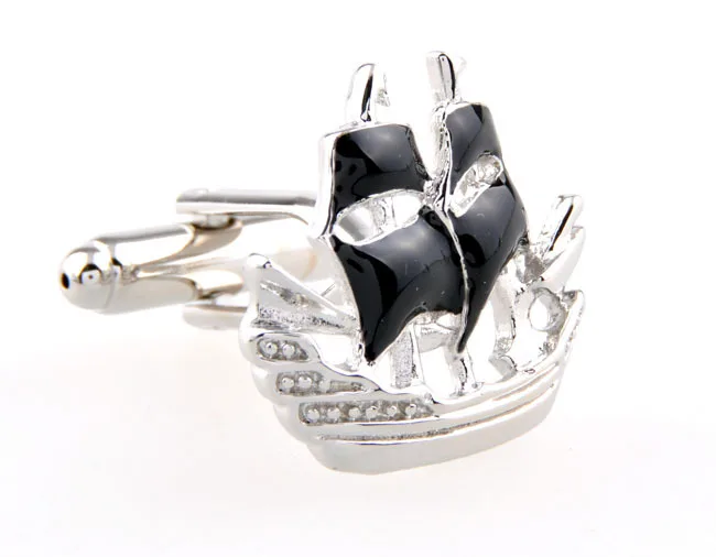 Men Jewelry Cufflinks for men's sailing ship Design cufflinks shirt cuffs gemelos Button cufflinks gift,Free Shipping
