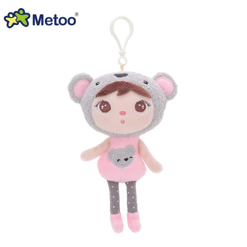 Metoo Doll Stuffed Toys Plush Animals Soft Baby Kids Toys for Children Girls Boys Kawaii Mini Angela Rabbit Pendant Keychain