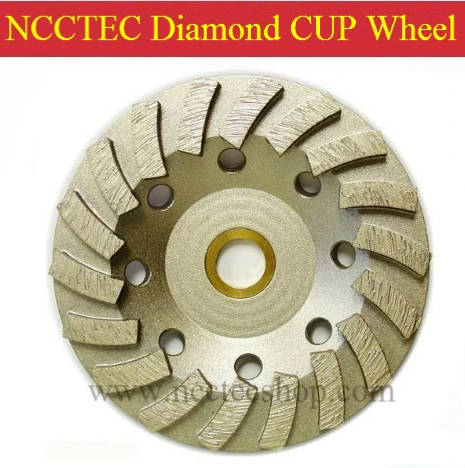 7'' Diamond grinding cup discs | 180mm Concrete cement grind CUP-shaped wheels | silver welding 20 segments