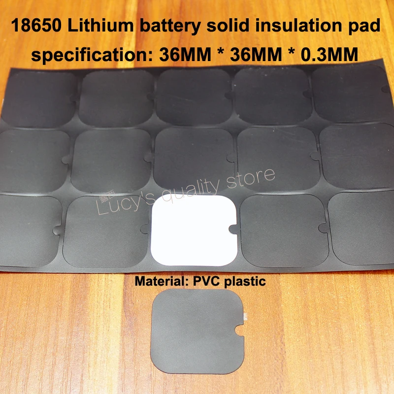 100pcs/lot 18650 Universal Lithium Battery High Temperature Insulation Gasket 18650 Battery Pack Insulation 4S Surface Mat