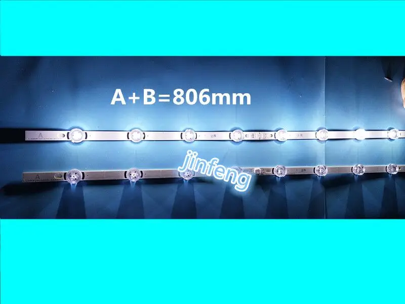 100%NEW 8 Pieces(4*A+4*B)LED backlight bar for LG 39 inch TV 390HVJ01 innotek DRT 3.0 39