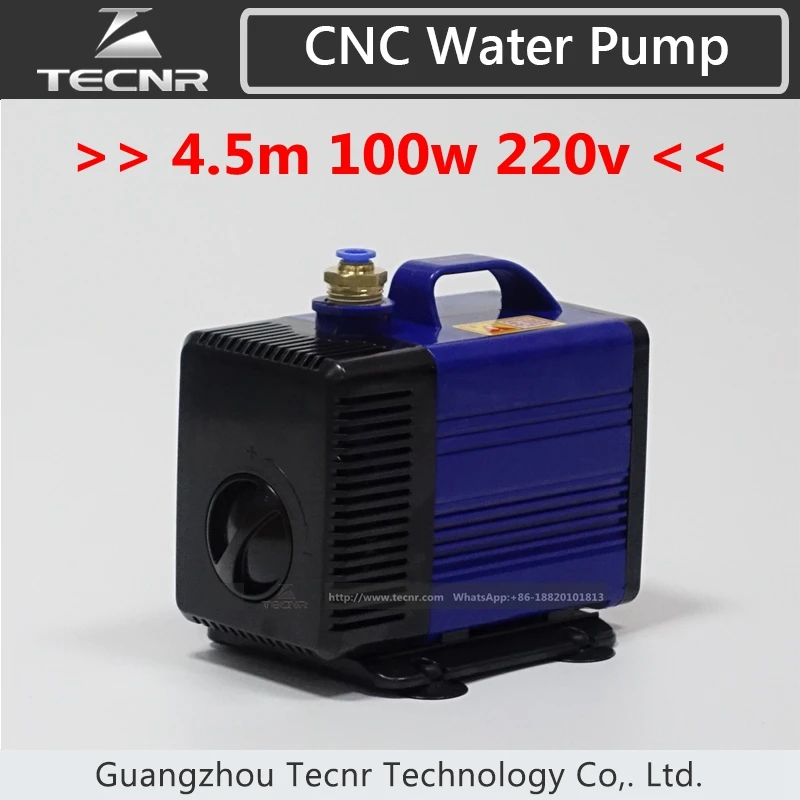 Submersible water pump 100w 4.5m for cnc router 3kw 4kw spindle motor