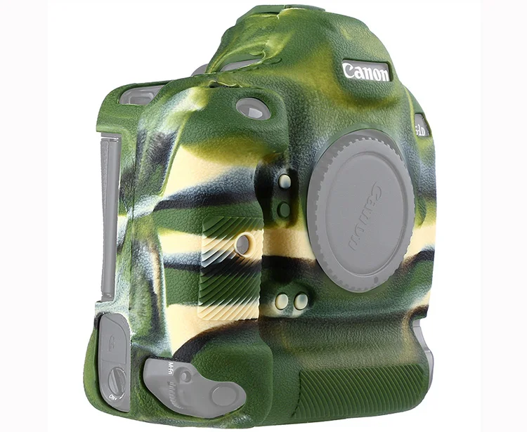 ซิลิโคนยางซิลิโคนกล้องป้องกันกรณีผิวสำหรับCanon 1DX II 1DX Mark II 1DXกระเป๋ากล้องProtector
