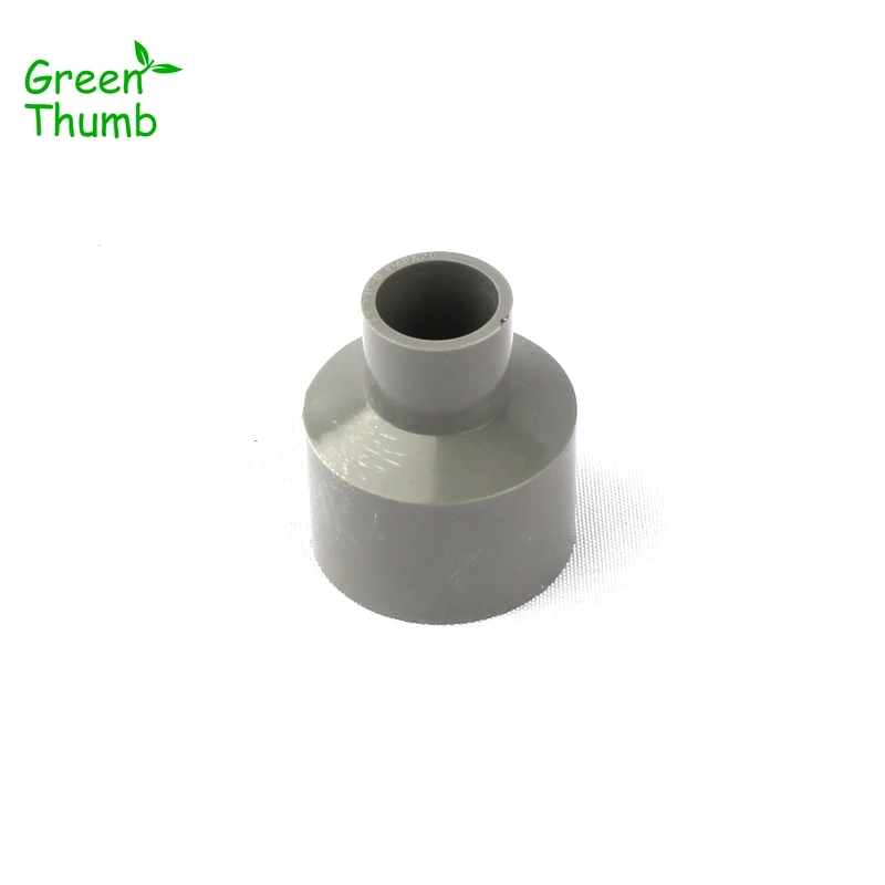 3pcs Inner Diameter 20mm-40mm PVC Straight Connector Horticultural Irrigation Plastic Fittings Green Thumb PVC Joints